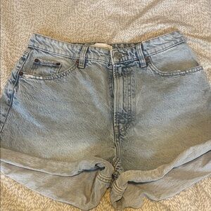 Zara Light Blue Jean Shorts